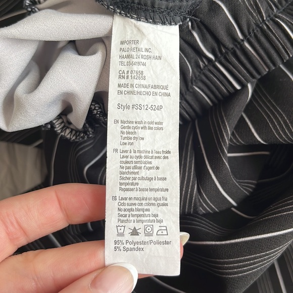 Belted Trousers | Striped Dress Pants - Picture 8 of 10